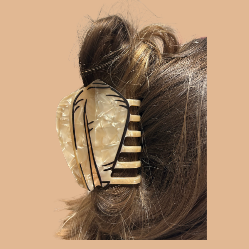 Textile Cone Hair Claw