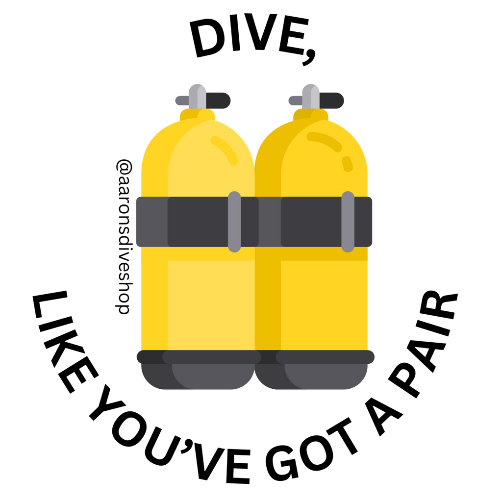 Dive Like You Got A Pair Bumper Sticker