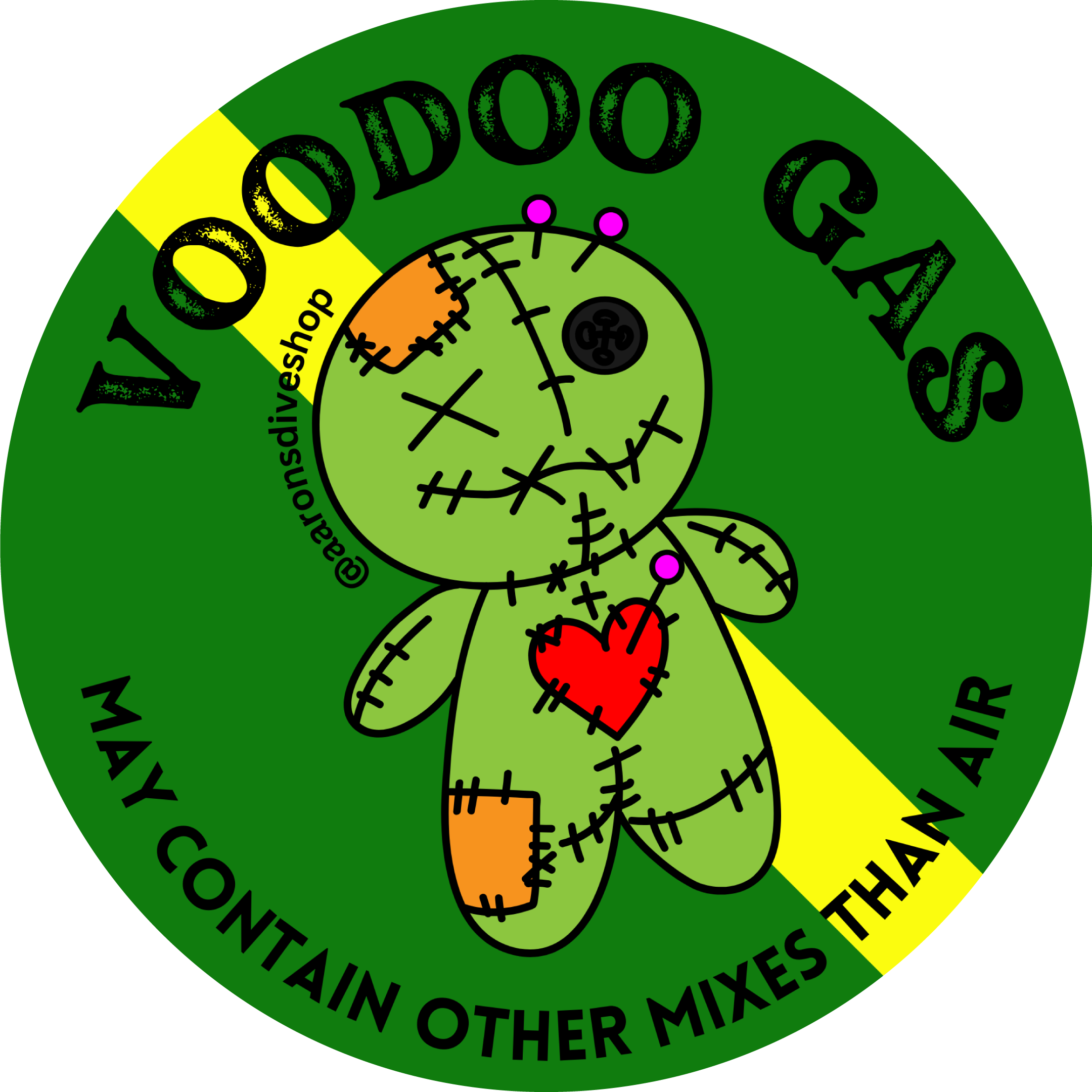 Voodoo Gas Bumper Sticker
