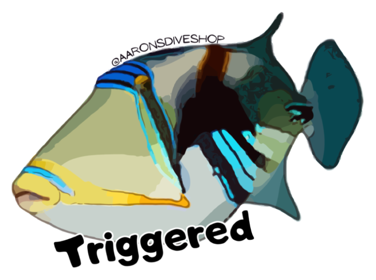 Triggered Sticker